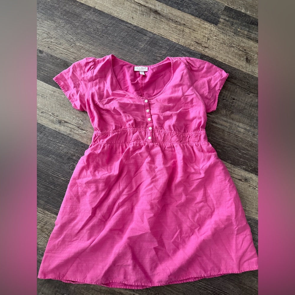 Pink Maternity Dress